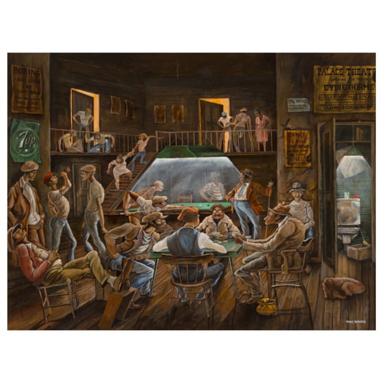 Ernie Barnes Every Night All Night painting