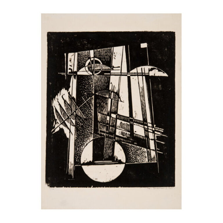 Werner Drewes (1899-1985) Red In Red, 1936