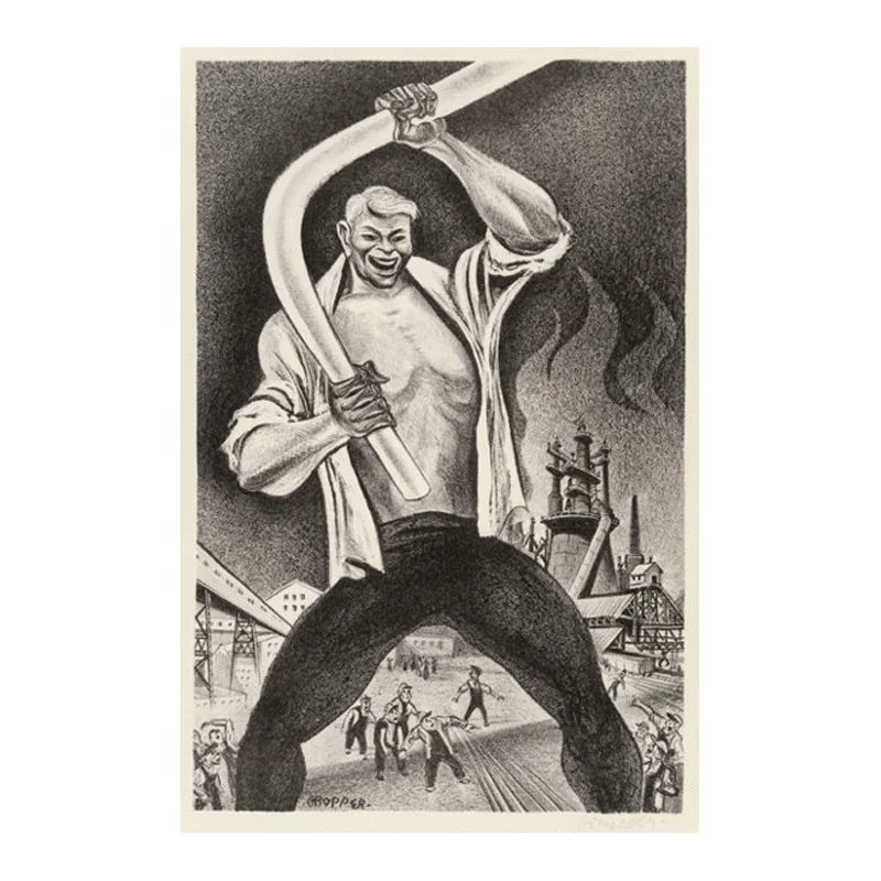 William Gropper (1897-1977) Joe Magarac, 1948