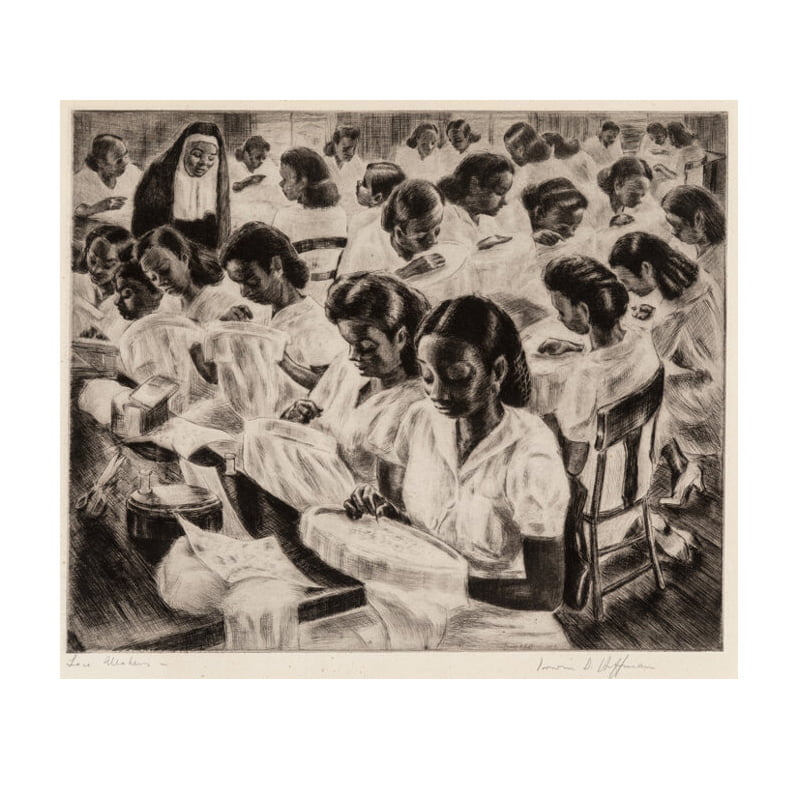 Irwin David Hoffman (1901-1989) Lace Makers, Puerto Rico, 1944