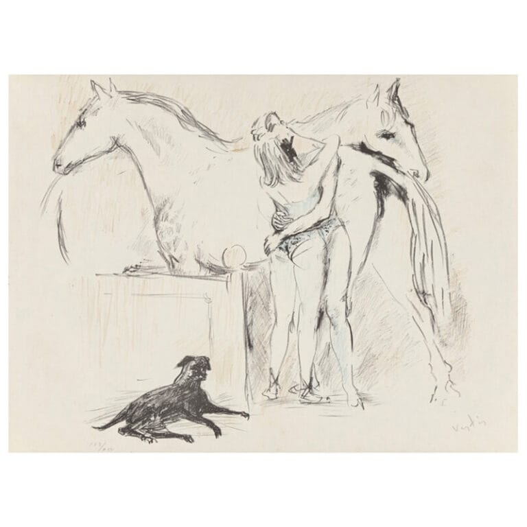 Marcel Vertes (1895-1961) Le Cirque, 1947 14 lithographs in colors on wove paper