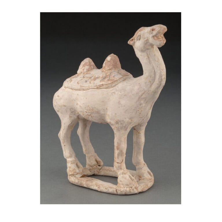 A Chinese Earthenware Camel, Circa 6th Century