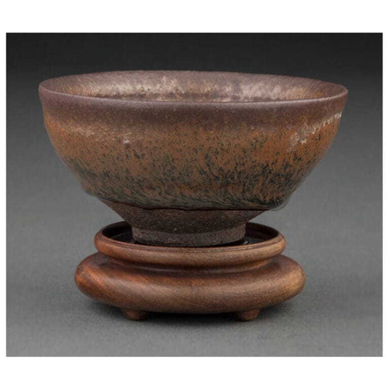 A Chinese Jian Hare's Fur Tea Bow