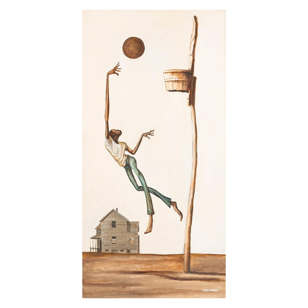 Ernie Eugene Barnes, Jr. Oil on Canvas
