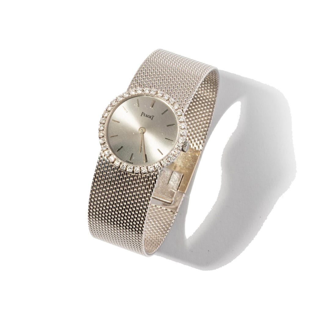 Piaget 18 Karat White Gold Diamond Ladies Watch