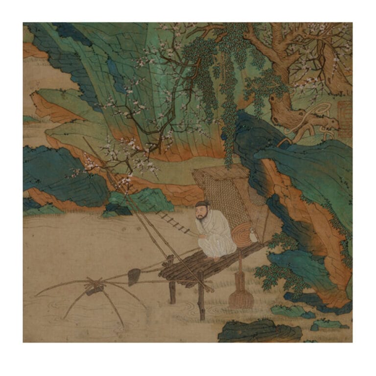 Chinese School (18th/19th Century) Fisherman