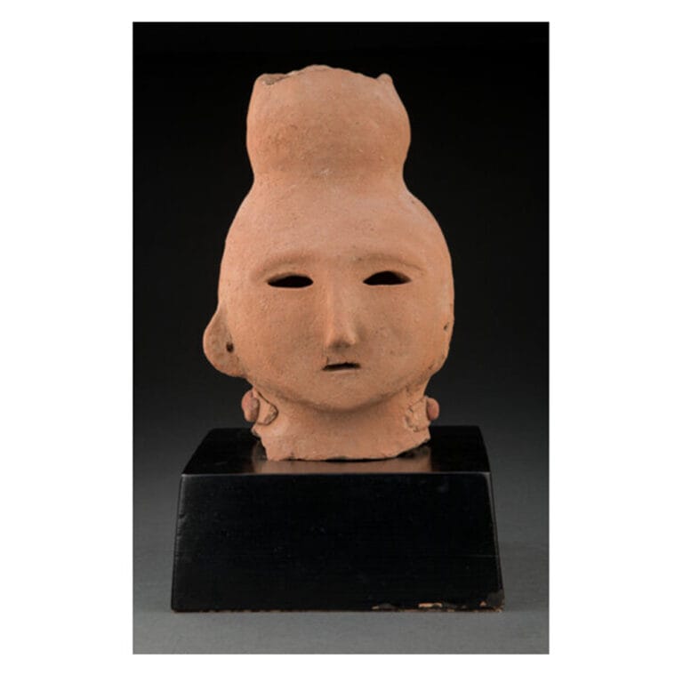 A Japanese Haniwa Female Head, 6th century
