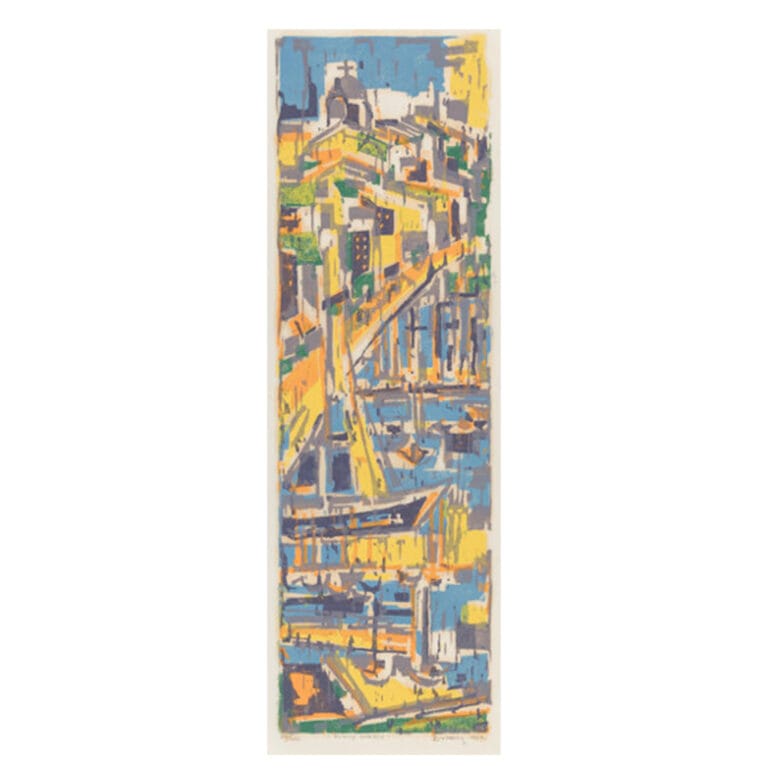 Werner Drewes (1899-1985) Marseille II (Sunny Harbor), 1956