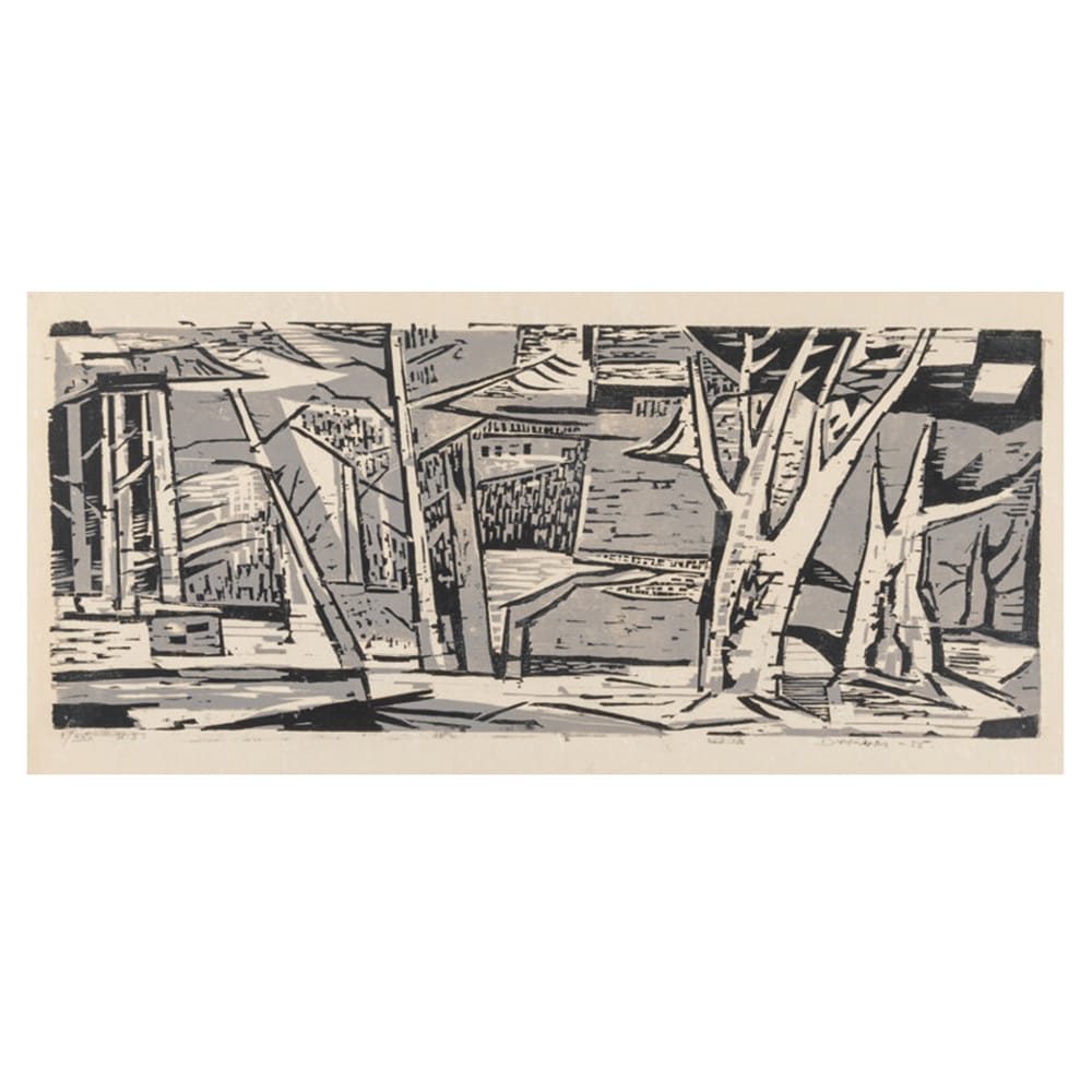 Werner Drewes (1899-1985) Mysterious Forest, 1956