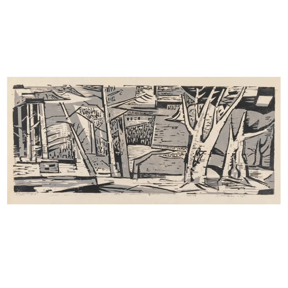Werner Drewes (1899-1985) Mysterious Forest, 1956