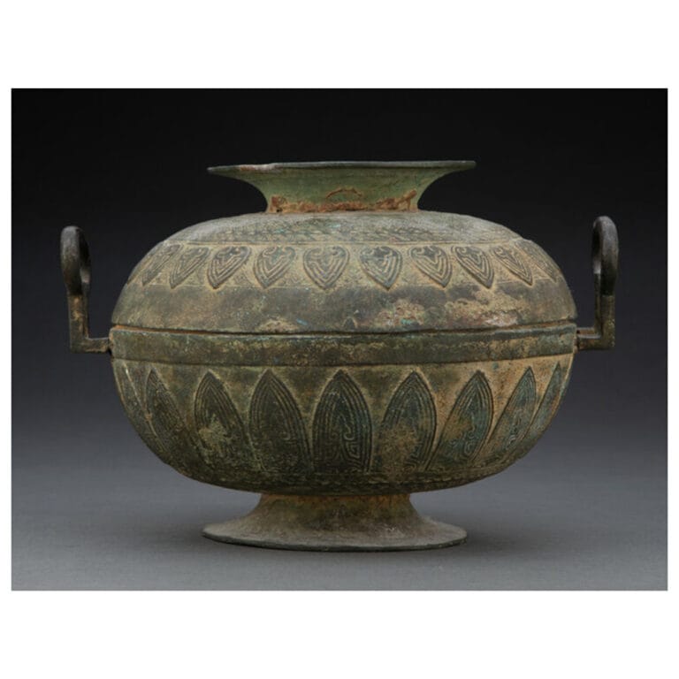 A Chinese Bronze Dou Vessel