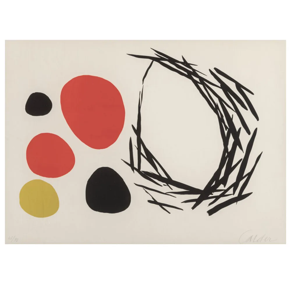 Alexander Calder (1898-1976). Oeufs hors le nid, 1960