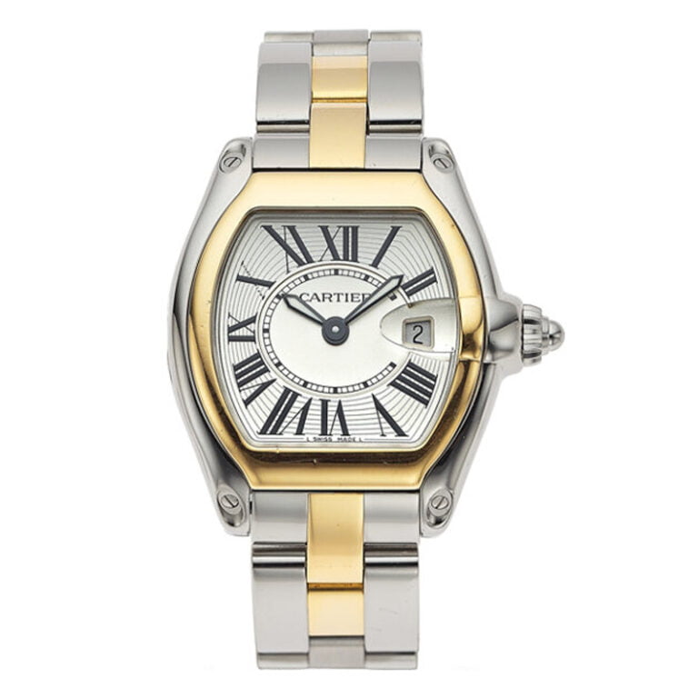 Cartier, Very Fine Lady's Steel And Gold "Roadster" watch