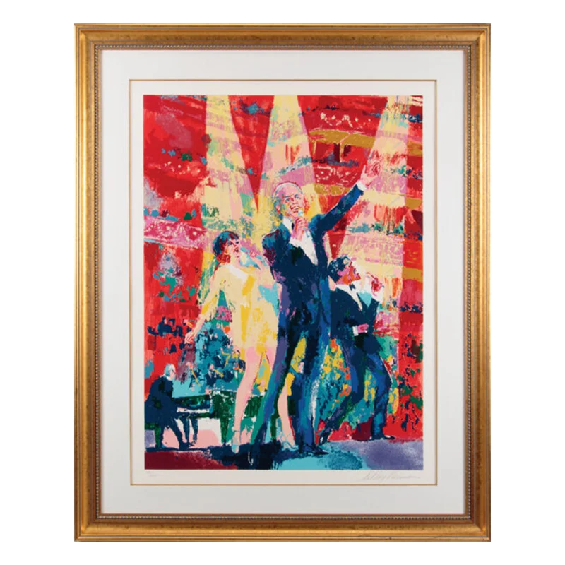 LeRoy Nieman limited edition print of Frank Sinatra, Liza Minnelli and Sammy Davis Jr. at the Royal Albert Hall