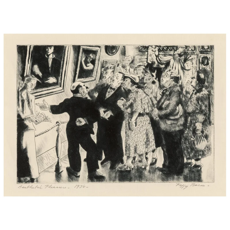 Peggy Bacon (1895-1987) Aesthetic Pleasure, 1936