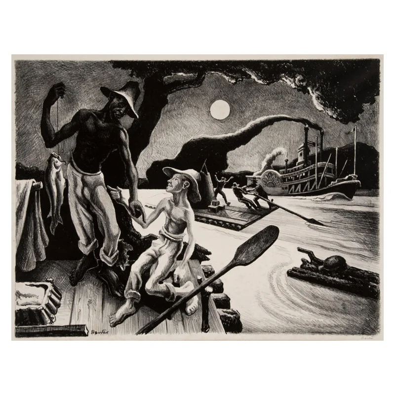 Thomas Hart Benton (1889-1975) Huck Finn, 1936