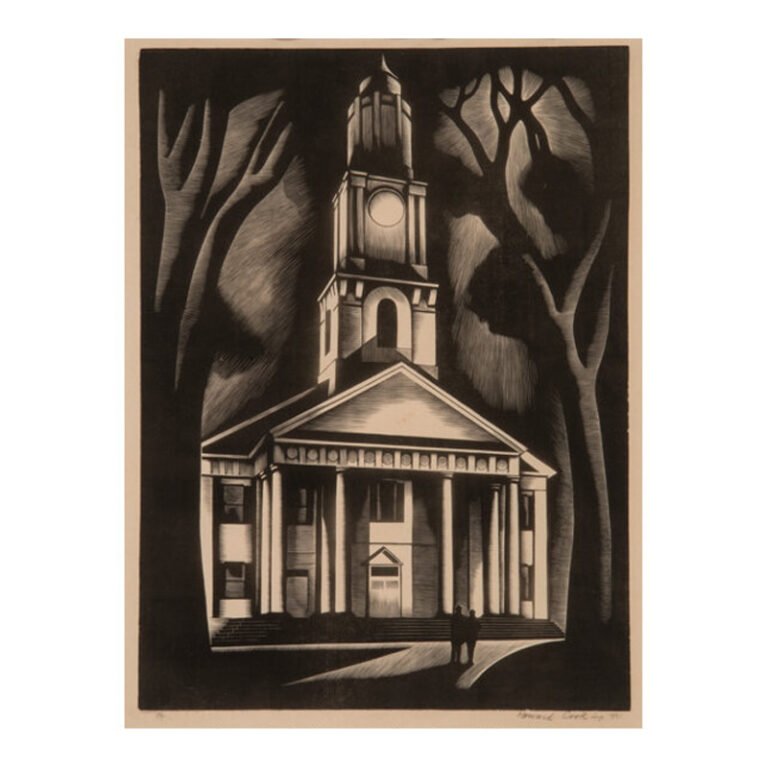 Howard Norton Cook (1901-1980) New England Church, 1931
