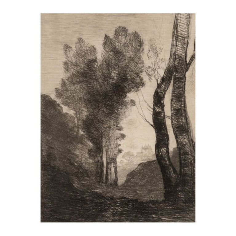 Jean-Baptiste-Camille Corot (1796-1875) Environs de Rome, 1866